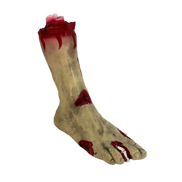 Zombie Feet Set of 2 Halloween Props Vtg Haunted House Life-Size Bloody Seasons - Picture 3 of 7